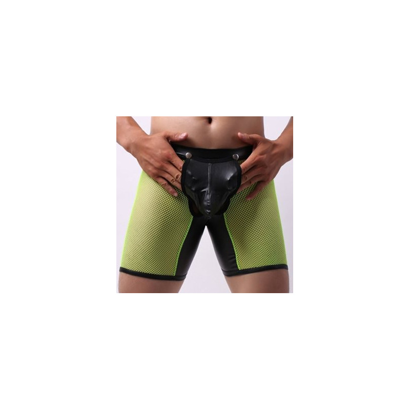 Generique Bottomless Long OPEN IT Jaune Neon